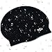 Rioa Swimming Cap Waterproof Unisex Premium Earmuffs Silicone No-Slip Swimming Cap for Adults Kids Woman and Men One Size Hat
