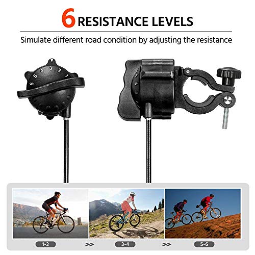 Yaheetech Bike Trainer Stand w/ 6 Speed Level Wire Control