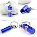 maycom Creative New NOS Mini Nitrous Oxide Bottle Keyring Key Chain Ring Keyfob Stash Pill Box Storage Turbo Keychain (Blue 6cm Height)