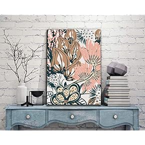 Painting Wall Decor for Living Room Wood Framed