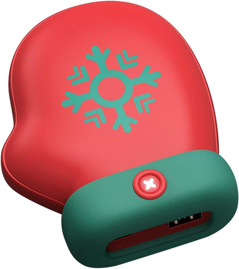 HiKiNS Christmas Hand Warmer 2 in 1 Portable Hand Warmer & Socks Shape 5000mAh Power Bank for Winter Sports Ski Hiking Camping, Ideal Gift for Your Family or Friend