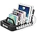 Okra 7-Port Hub USB Desktop Universal Charging Station Multi Device Dock for iPhone, iPad, Samsung Galaxy, LG, Tablet PC and all Smartphones and Tablets (Black)