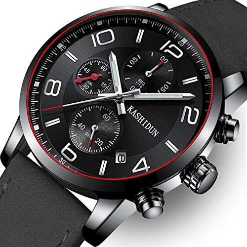 OLMECA Women’s Watch Luxury Quartz Waterproof Fashion Wrist Watches Stainless Steel Case Simple Watch for Lover Black Color