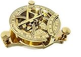 5" Sundial Compass Solid Brass Sun Dial