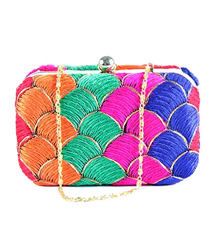 Saisha Clutch (Multicolor) (Contemporary)