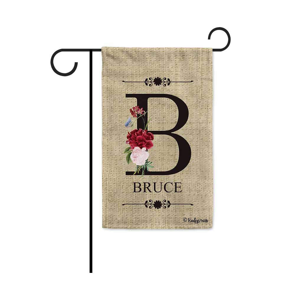 Best Monogram Garden Flag B
