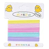 37YIMU 20 Pcs Elastic Rubber Hair Ties Hair Bands Ponytail Hair Accessories Dark Color