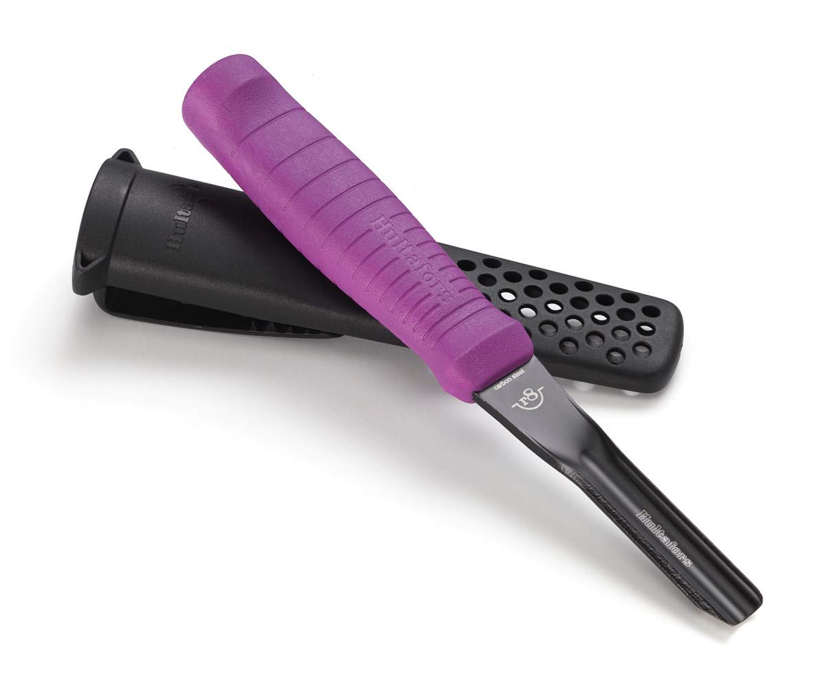 Hollow Chisel ⌀ 8 mm from Hultafors I with smart Holster I Wood Chisel with semi-Circular Edge for Woodworking I 390123