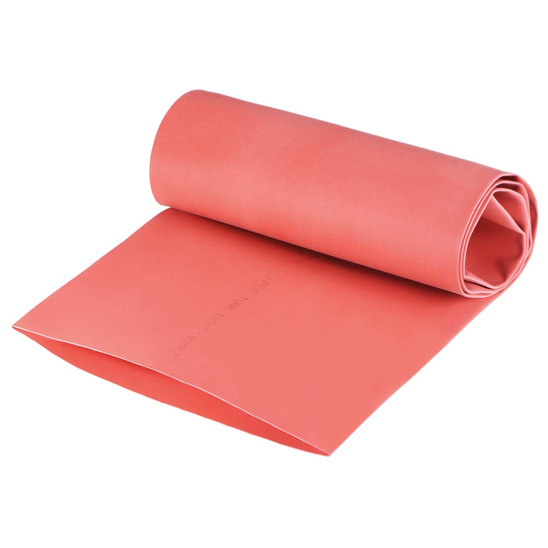 sourcing map Heat Shrink Tubing, 150mm Dia 240mm Flat Width 2:1 rate Shrinkable Tube Cable Sleeve 1m - Red