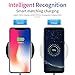 Wireless Charger, Fast Qi Certified Wireless Charge Charging Pad for iPhone X, iPhone 8/8 Plus,Galaxy S9/S9Plus/S8/S8 Plus/S7/S7 Edge/Note 8/Note 5[No AC Adapter]-White
