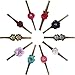 RSKY Baby Rsky Baby Girl Headbands Newborn Hair Flower Bows Infant Nylon Head Bands for Toddler Accessories Pack of 10