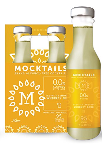 Mocktails Brand Alcohol - Free Cocktail 7 oz Four Pack (Scottish Lemonade Whiskey Sour)