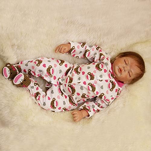 Prezzo Nicery Reborn Baby doll morbido simulazione silicone vinile 55,9 cm 50 – 55 cm bambini Friend Gift magnetico bocca realistica giocattolo ragazzo Offerte