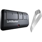 LiftMaster 893LM 3-Button Garage Door Opener Remote Control, Dark Gray
