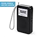 AM/FM Portable Radio, Geson AM FM 2-Band Pocket Radios Receiver Operated by 2 AA Batteries, Stereo Earphone Included