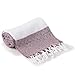 Gute Turkish Towels Bath Beach Hammam Towels, Extra Large Hammam Towel Wrap Pareo Fouta Throw Peshtemal Towel SET of 6 100% Natural Turkish Cotton Foua Blanket Set (Assorted)