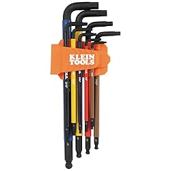 Klein Tools BLS9 9-Piece Extra-Long Hex Key