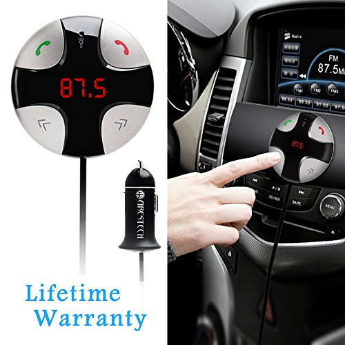 Fm transmitter, bluetooth fm transmitter wireless car s…