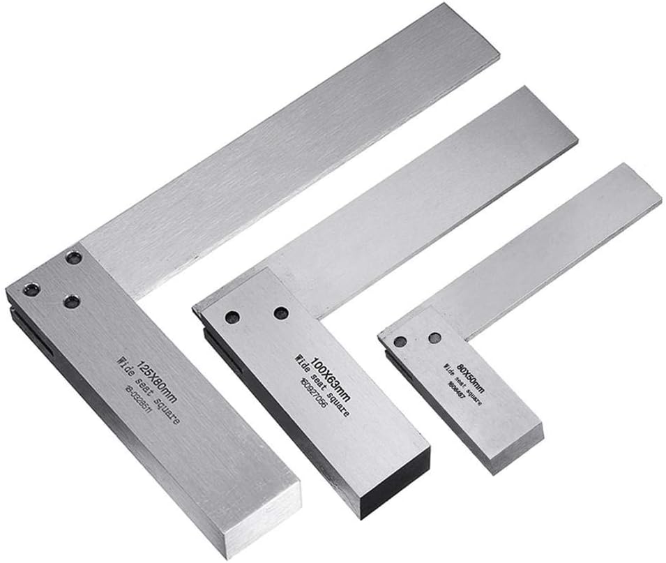 Machinist Square 90º Right Angle Engineer Set Precision Ground Steel ...