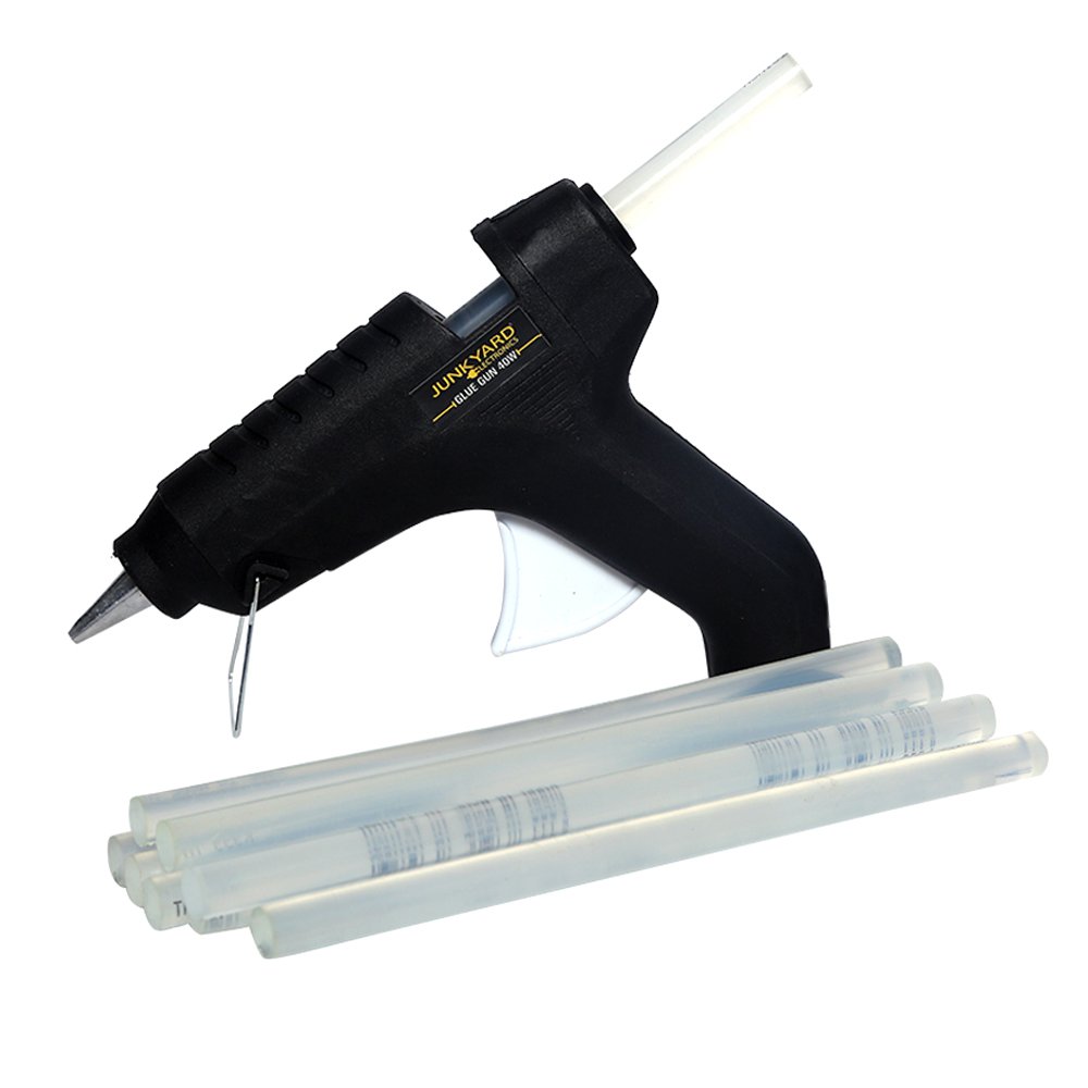 Junkyard Electronics 40 Watts Glue Gun With 8 Glue Sticks (8 Inch Each