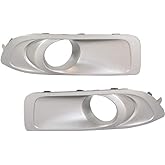 For Subaru Outback Fog Light Cover 2010 2011 2012 Driver and Passenger Side Pair/Set | Primed | DOT Certified | SU1038101, SU1039101 | 57731AJ43A, 57731AJ42A