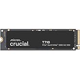 Crucial T710 PCIe Gen5 NVMe 2TB SSD, Up to 14,900 MB/s, Laptop & Desktop Compatible (PC), for Creatives and Hardcore Gamers, 