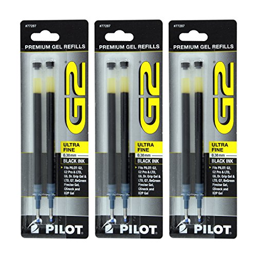 Pilot g2, dr. grip gel/ltd, execugel g6, q7 rollerball …