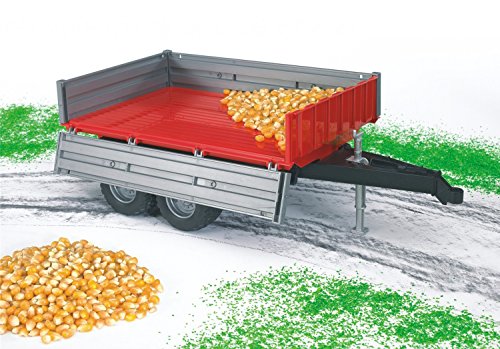 Bruder Tipping Trailer With Grey Sides