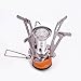 Lightweight Portable Backpacking Stove - with Piezo Ignition Adjustable Control Valve & FREE Protective Storage Case for Outdoor Cooking Backpacking Hiking Deluxe Model by OO
