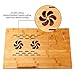 Nnewvante Laptop Desk Super Top Laptop Table 100% Bamboo Desk Adjustable with USB Fan2 Foldable Breakfast Serving Bed Tray Drawer