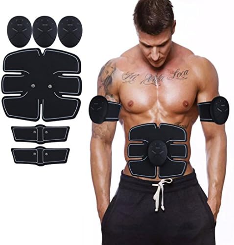 Muscle Stimulator, Electronic Muscle Stimulation EMS Training Device Toner Belt Fitness Electrostimulator muscle training Arm Muscle Trainer Man/Woman Massage Belt Abdomen Arms Legs and Body for All S