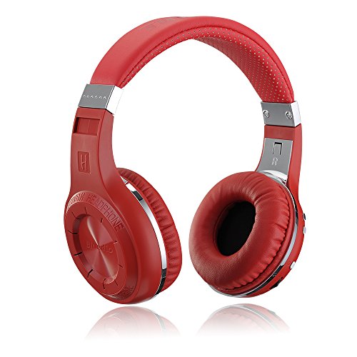 Latest Rechargeable Turbine Hurricane H Bluetooth 4.1 EDR Wireless/Wire Stereo Headset/Headphone with Noise Reduction and Echo Cancellation, High-Resolution Stereo Sound, Crystal-Clear Sound, Built-in MIC for Hands-free Calling, 3.7mm Audio input/output, Music receiver function support iPhone 6 5 5c 5s 4s, iPad 2 3 4 iPad air, LG G2 G3, Samsung Galaxy S4 S3 S5 Note 3 4, Sony Xperia Z1 Z2 and Mor