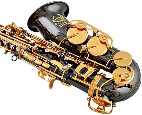 Saxophones Wind Instruments Alto E-flat Suitble For Beginners Or Performance Black Nickel Factory Direct Sales (Color : Midrange)