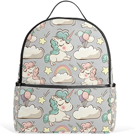 CAREVE Unicorn Patern School Backpacks Bookbags for Boys Girls Teens Kids
