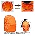 ayamaya Camping Backpack Rain Cover, 45-65L Waterproof Backpack Elastic Water Cover Rucksack Water-Resist Dustproof Cover for Hiking Camping Traveling -Orange