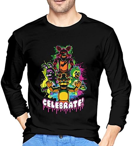 Men's Mchero Celebrate Don't Be Afraid Long Sleeve T-shirt Black