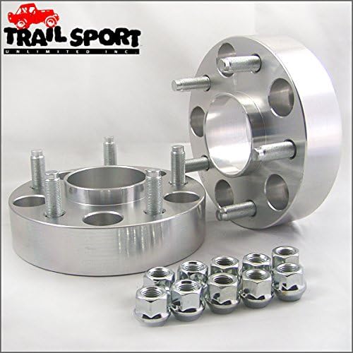 trailsport4x4 1.25 inch Hubcentric Wheel Spacer Kit with Studs for Ford F150-5x135 Hub