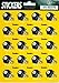3 sheets - Pittsburgh Steelers Helmet Stickers (20 per sheet)