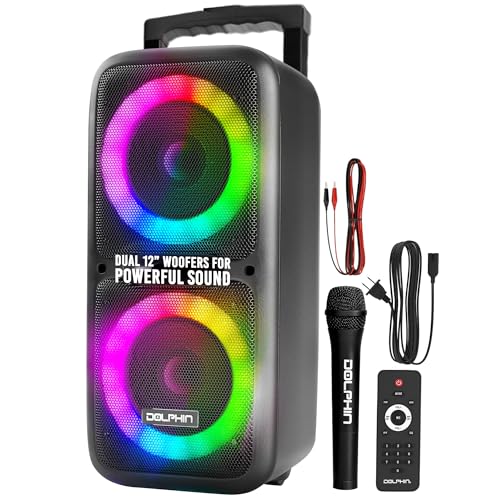 Dolphin Dual 12" Bluetooth Party Speaker
