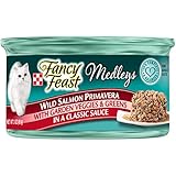 Purina Fancy Feast Wild Salmon Primavera Cat Food - (24) 3 oz. Pull-top Can