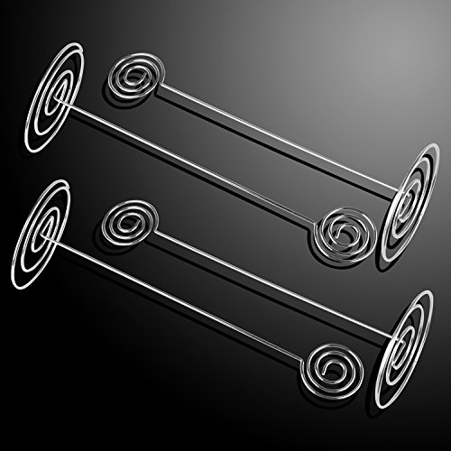 LINPOZONE 8.6" Tall Circle Place Card Holders for Weddings, Paper Menu Clips for Photo, Memo Note, Dinner, Party and Event
