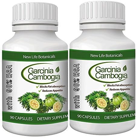 Garcinia Cambogia 90% HCA - NewLifeBotanicals 2-Bottle Value Pack by NewLifeBotanicals