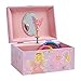 Jewelkeeper Girl's Musical Jewelry Storage Box with Pink Fairy and Hearts Design, Dance of the Sugar Plum Fairy Tune