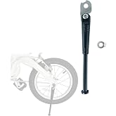 SUKOUSRAM Bicycle Kickstand, 14 Inch | For 14 Inch Bikes, Lightweight Hardened Steel, Adjustable Length 19-24.5cm