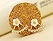 Zhiwen Cute Daisy Flower Crystal Stud Fashion Flower Earrings For Women by Zhiwen