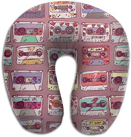 Vvgkiollm Magnetic Tape Travel Pillow Rest Airplane Car Office Home Comfortable U Shape Neck Support For Sleeping Soft U-Neck Pillow