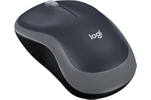 Logitech M185 Wireless Mouse, 2.4GHz with USB Mini Receiver, 12-Month Battery Life, 1000 DPI Optical Tracking, Ambidextrous, 