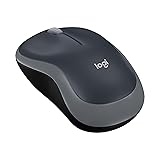 Logitech M185 Wireless Mouse, 2.4GHz with USB Mini