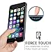 JACNITAD iPhone 7 Plus Screen Protector, iPhone 7 Plus Tempered Glass Full Coverage High Definition Ultra Clear Film Anti-Bubble 3D PET [Soft Edge Hybrid] for iPhone 7 Plus (Black) (2 Pack)