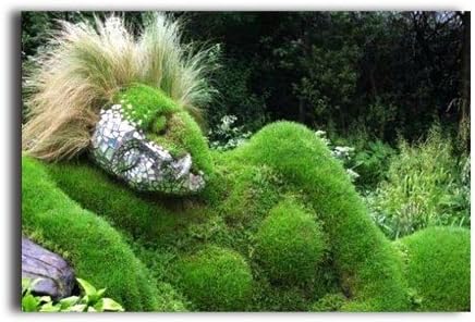Beautiful Grass Nature Images Lady Garden Funny Poster Art Wall Paper